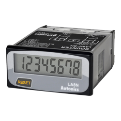 LA8N-BN 8 Hane 24x48mm Kontak girişli dahili pilli LCD ekranlı Sayıcı